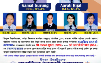 BBS, BEd 4th year result 2079